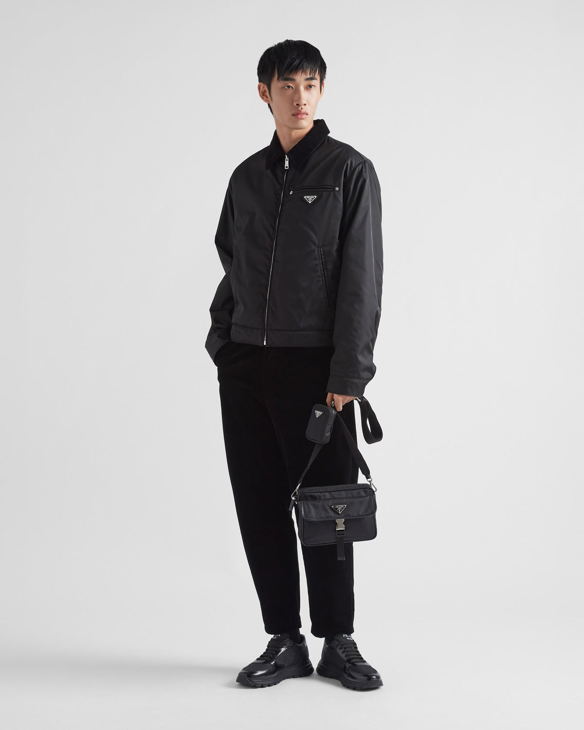 Sac Re-Nylon et cuir Saffiano #8