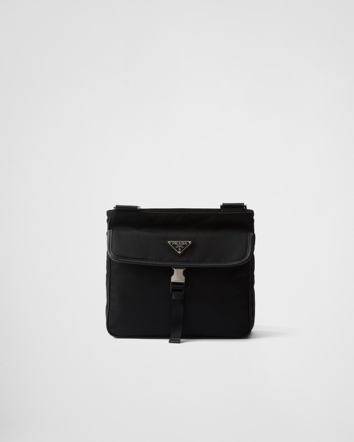 Sac porté épaule en Re-Nylon et cuir Saffiano - #10