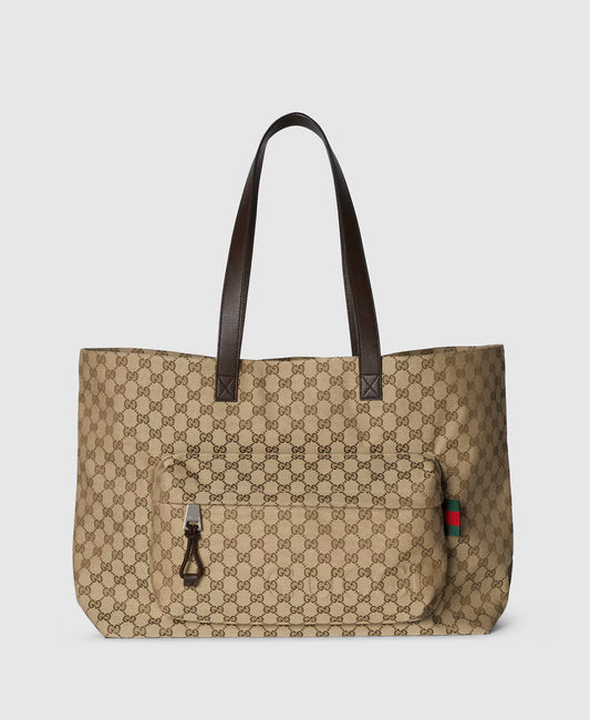 Cabas en toile GG maxi format