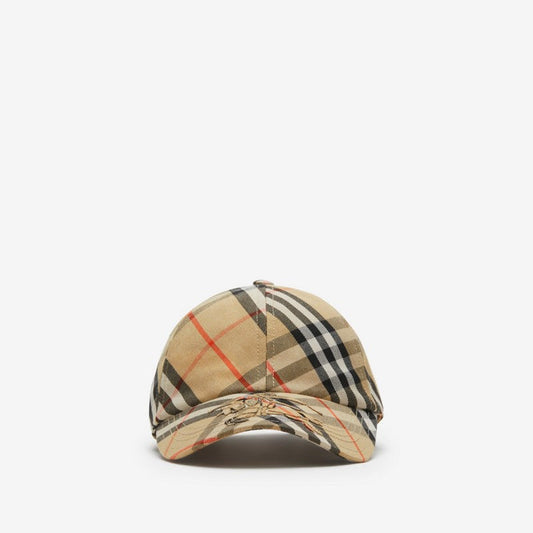 Casquette de baseball en coton mélangé Check EKD