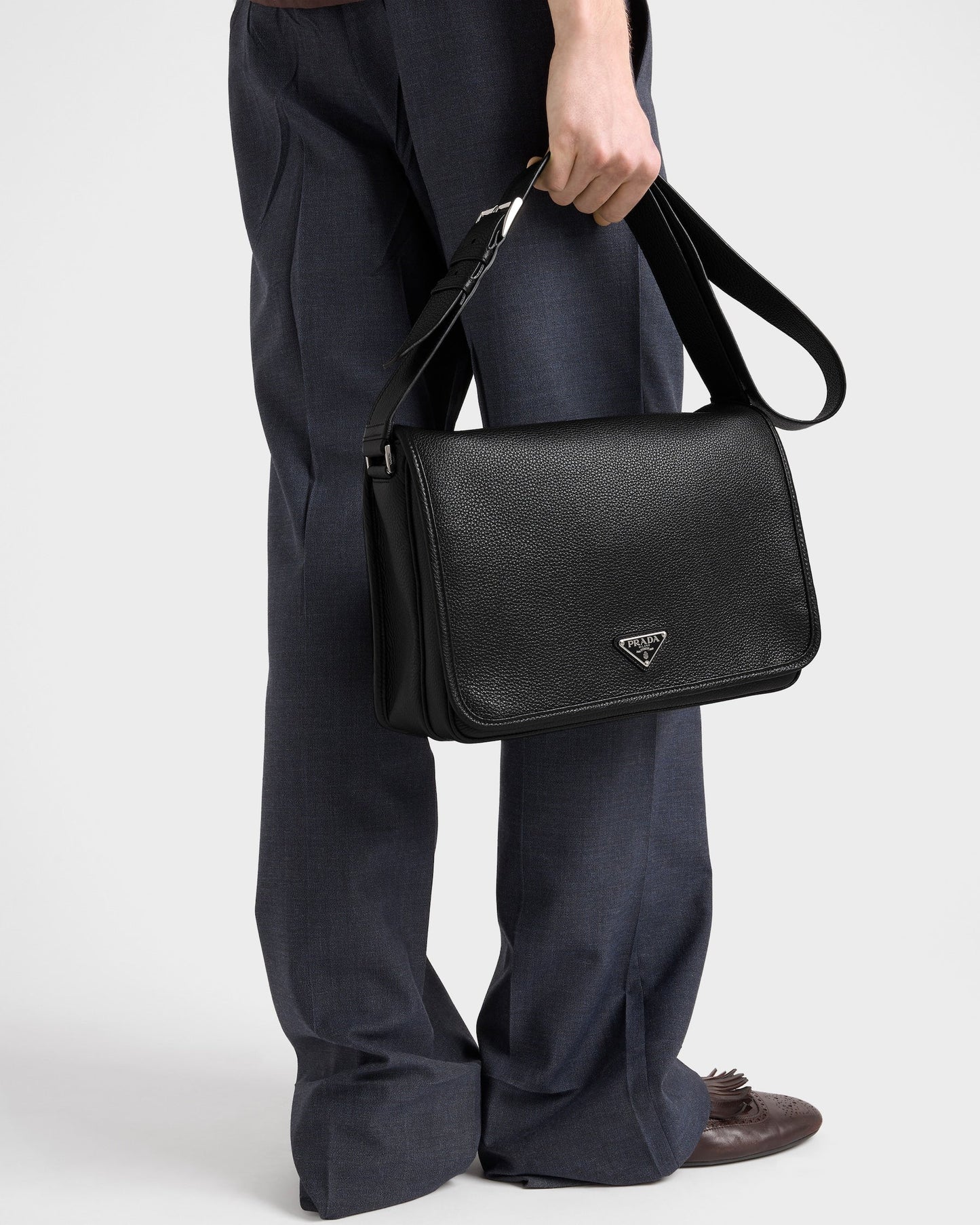 Sac à bandoulière en cuir Prada
