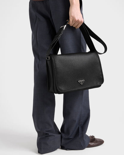 Sac à bandoulière en cuir Prada