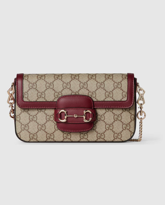 Sac à épaule Gucci Horsebit 1955 Soft petit format - #1