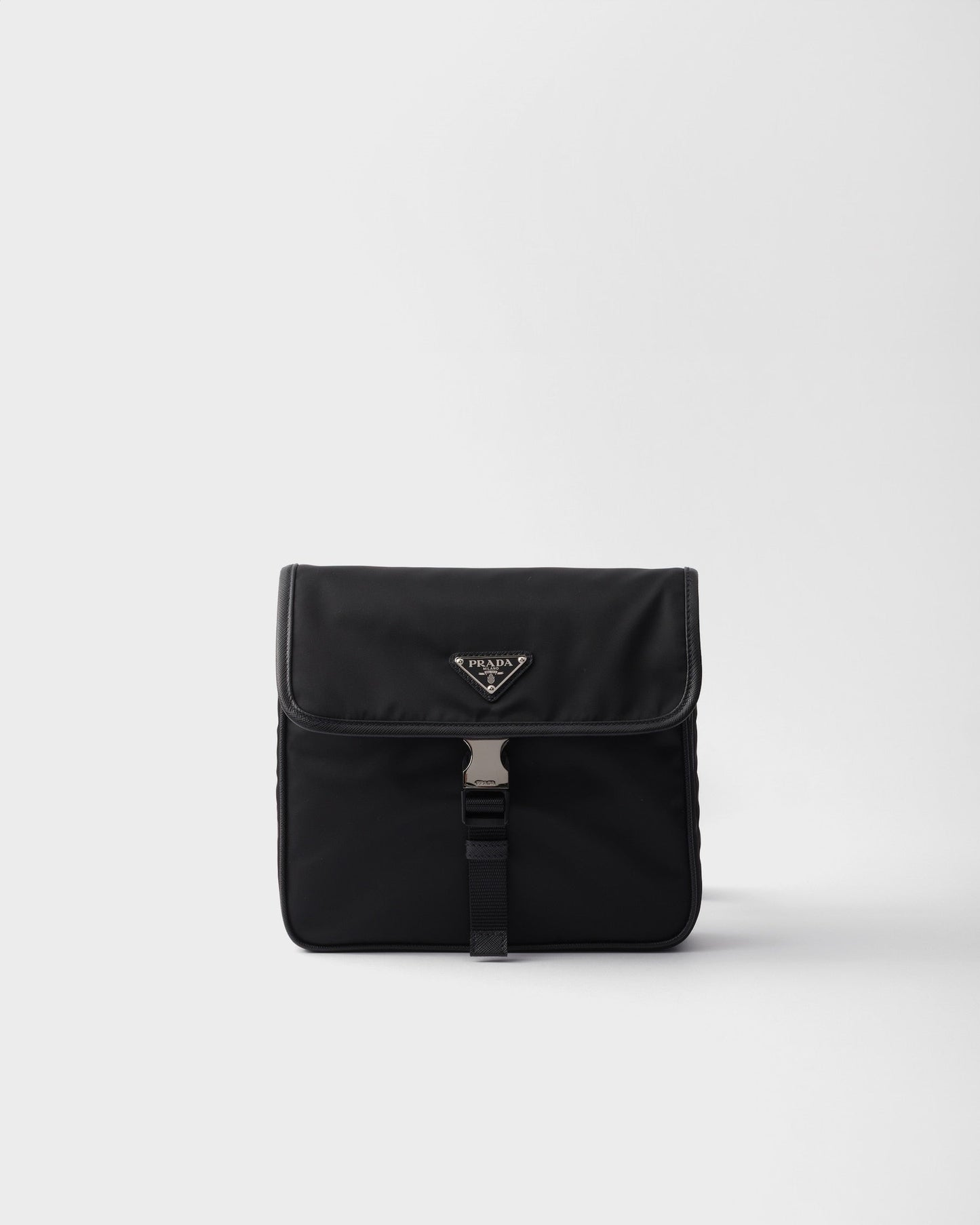 Sac porté épaule en Re-Nylon et cuir Saffiano - #13