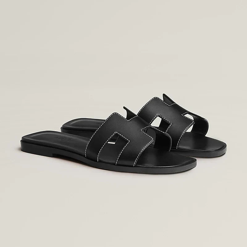 Hermes - Claquettes Noir