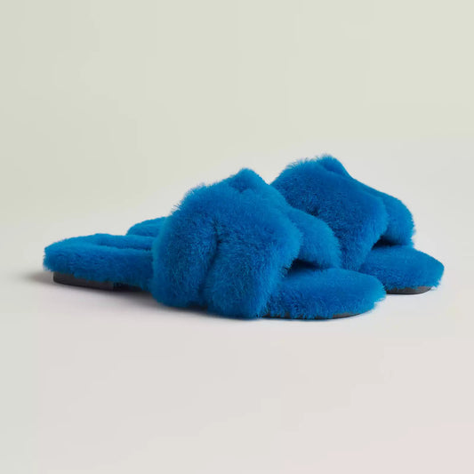 Sandales Oran - Bleu océan