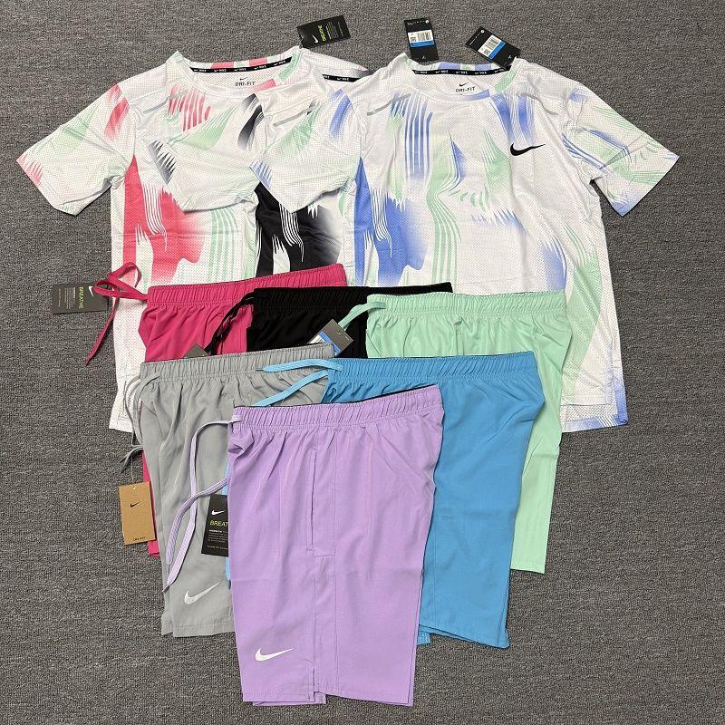 Ensemble t-shirt/short Nike imprimé (2)