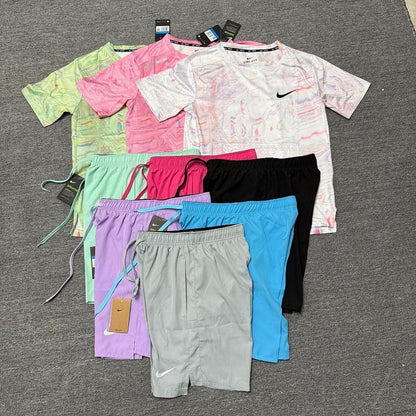 Ensemble t-shirt/short Nike imprimé (3)